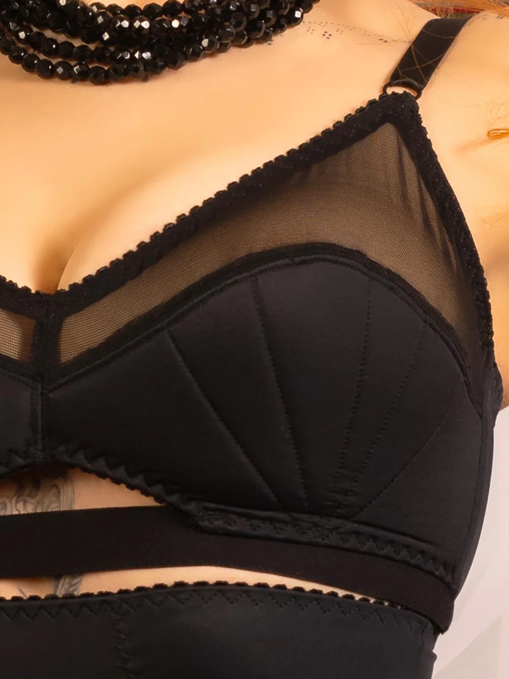 Liz Nouveau Black Retro Bra L6016A - Image 7