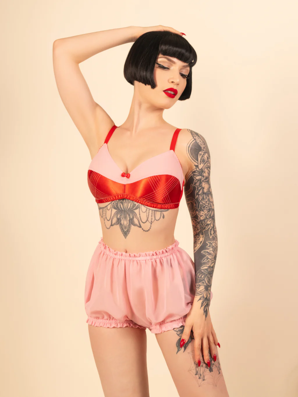Priscilla Candy Pink Bloomers - Image 4