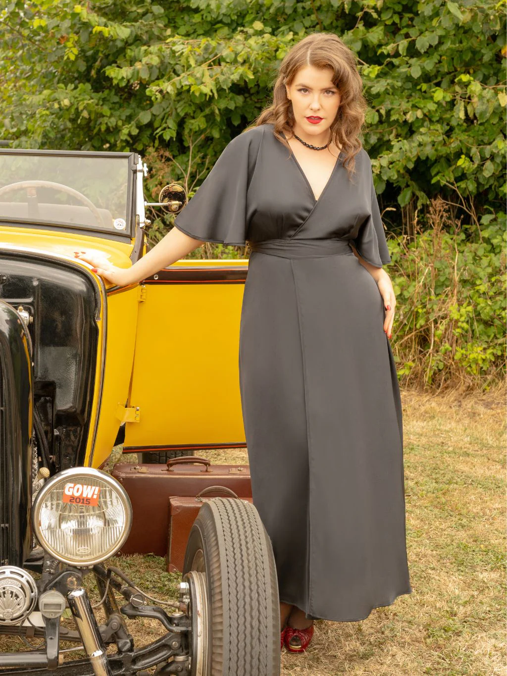 1930s Black Lounging Robe L8015 - Image 3