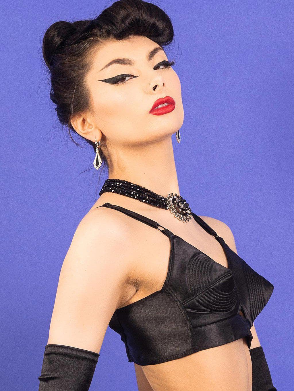Padded Bullet Bra L6035 - Image 8