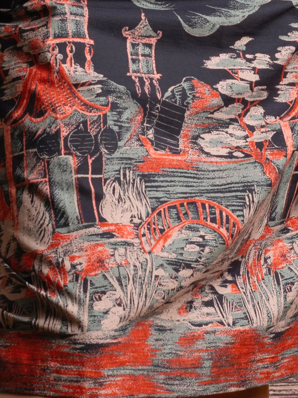 Pagoda 1950s Fitted Dress - Image 7