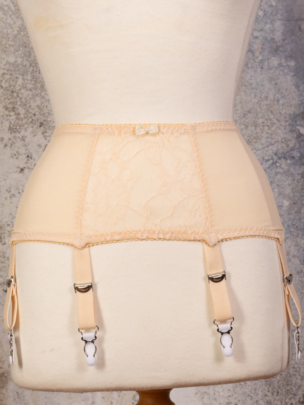 Celia Peach Lace Suspender Belt L6105PL - Image 7