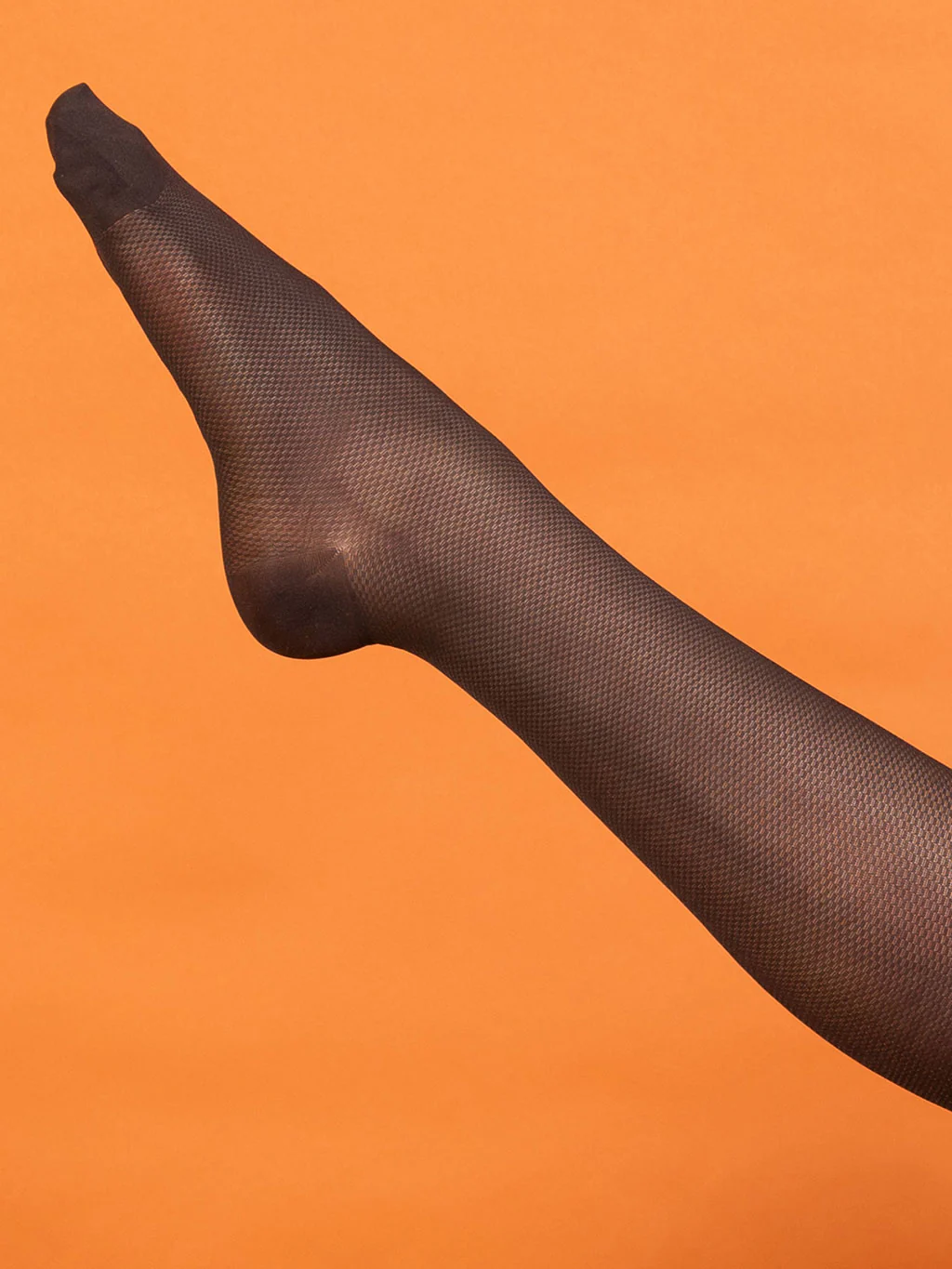 Semi Opaque Service Weight Black Tights - Image 5