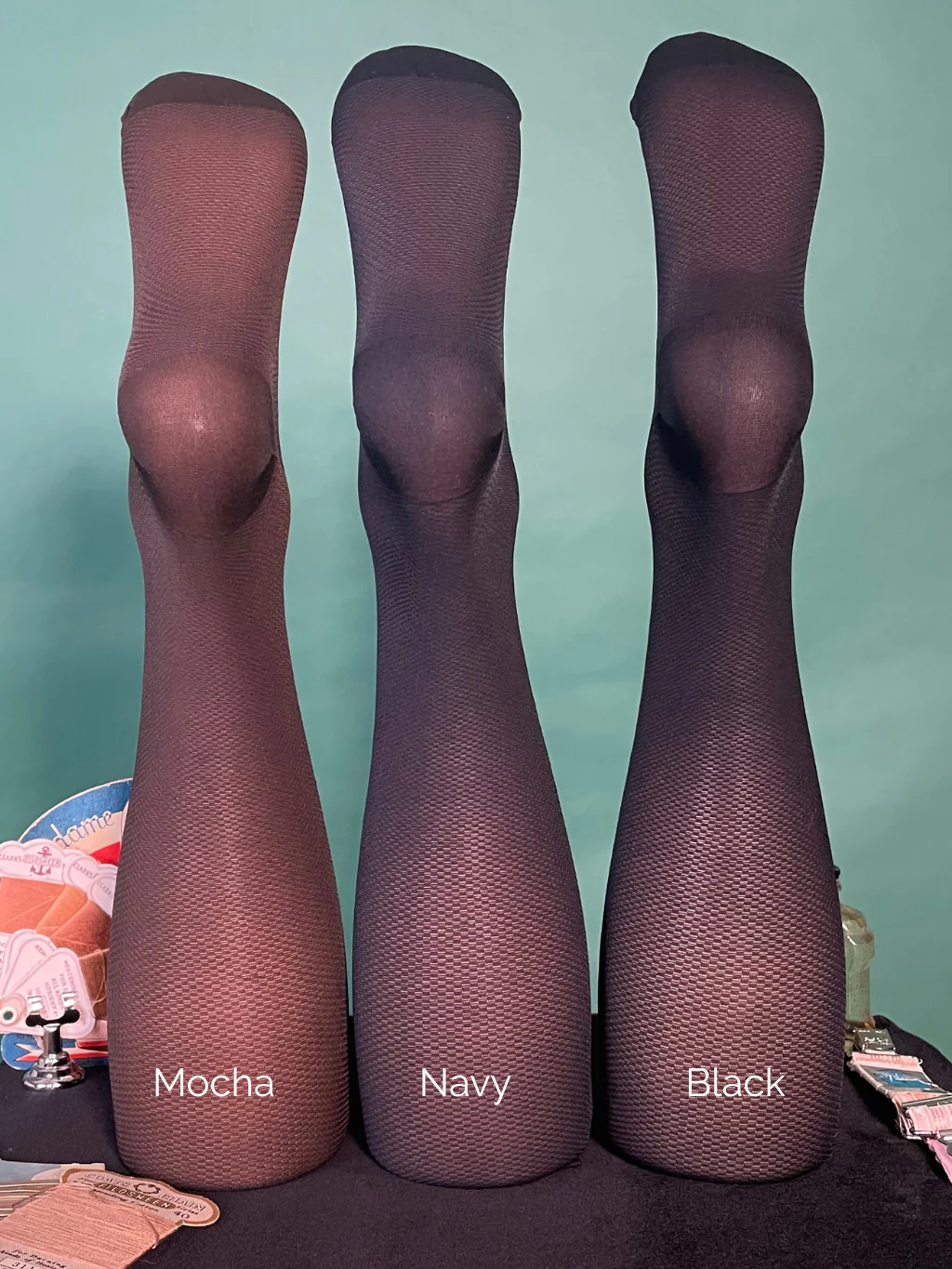 Semi Opaque Service Weight Mocha Tights - Image 4